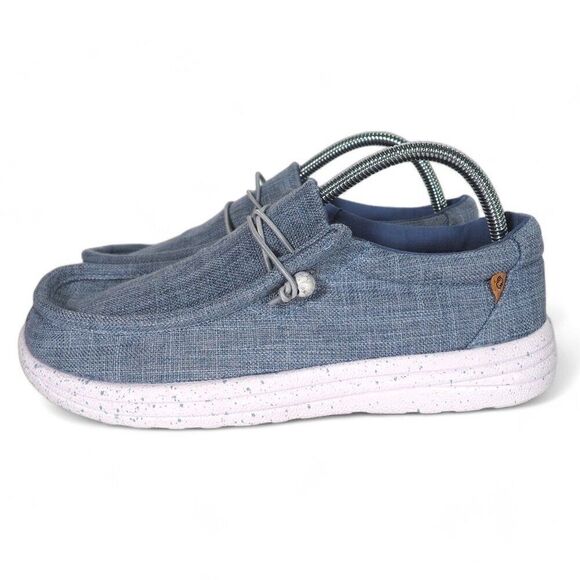 Lamo Paula Canvas Slip-on Comfort Shoes Blue JIAXING09 Women's 10 - Picture 2 of 12